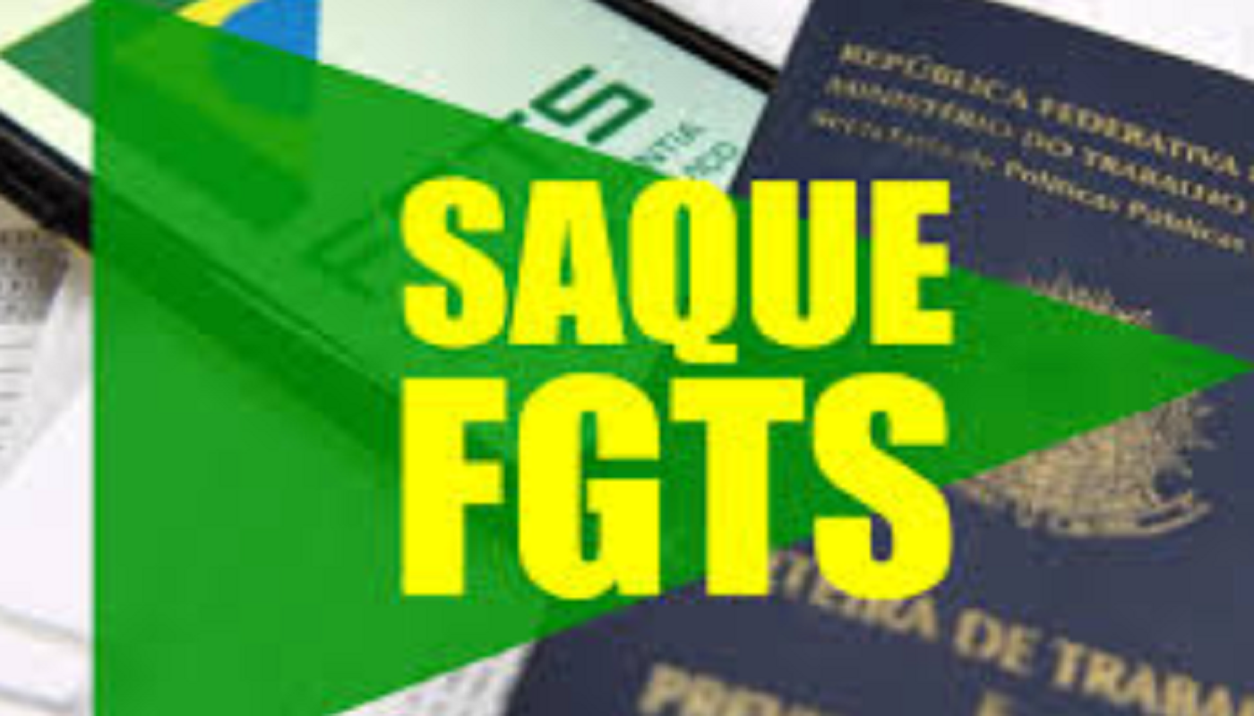Imagem informando sobre o saque FGTS