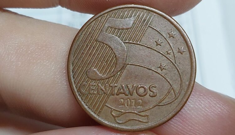 AUMENTOU: Valor da moeda de 5 centavos com este defeito surpreende