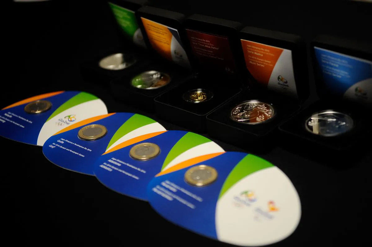 As moedas raras da Olimpíada Rio 2016