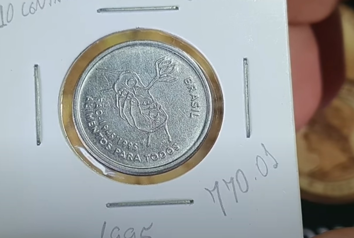 Moeda 10 centavos 1995 FAO