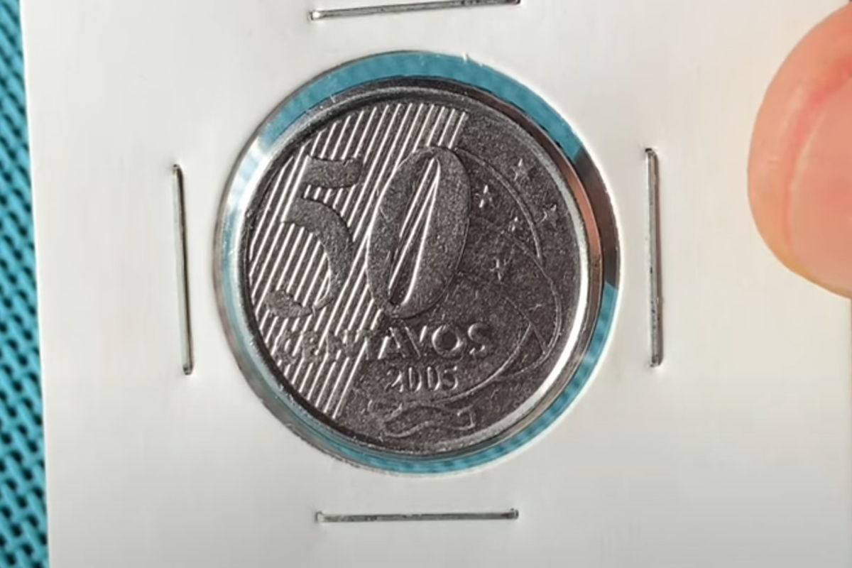 Moeda 50 centavos 2005