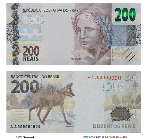 Cédula de R$ 200 Cédula de R$ 200
