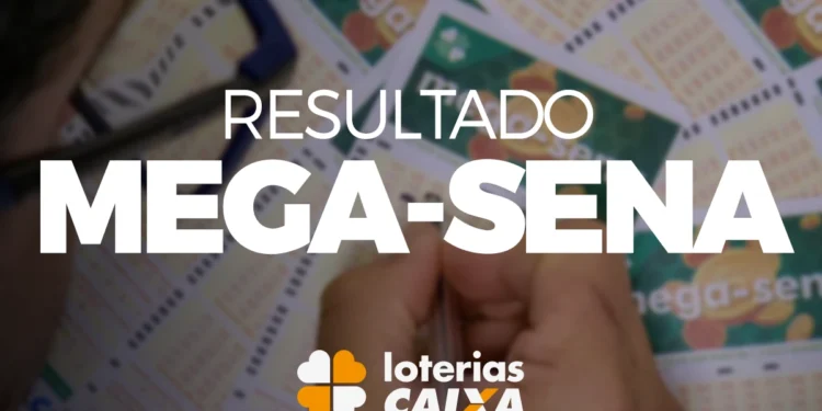 Pessoa preenchendo bilhete da Mega-Sena com texto sobre o resultado do concurso 2868