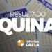 Resultado da Quina - Concurso 6830, com números sorteados.