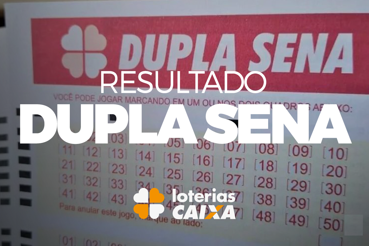 Aposta da Dupla Sena com referência ao concurso 2856 da Loterias Caixa