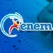 Folha de respostas do ENEM sendo preenchida à caneta, com logo oficial do ENEM sobreposta.Folha de respostas do ENEM sendo preenchida à caneta, com logo oficial do ENEM sobreposta.