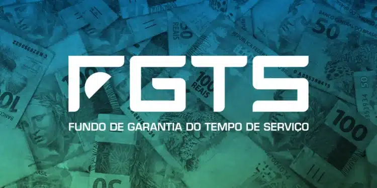 Notas de real simbolizando o saque-aniversário do FGTS com liberação de valores retidos pela Caixa