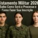 Alistamento Militar 2026: Como participar do processo. Imagem: Notícias Concursos
