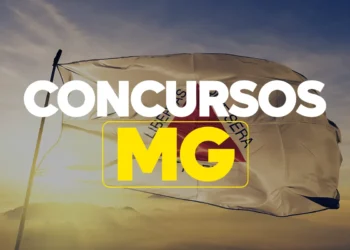 Imagem de banner destacando o concurso público no estado de Minas Gerais com 380 vagas disponíveis.