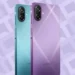 Imagem do Samsung Galaxy M17e 5G, novo modelo com bateria de 6.000 mAh e preço inferior a R$ 740, disponível em cores vibrantes.