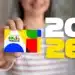 Cartão do programa Bolsa Família com calendário de março de 2026 indicando antecipação do benefício para mais de 170 cidades brasileiras.